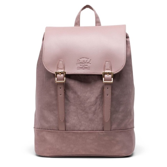 Herschel Supply Co. Orion Retreat Womens Small Drawstring Backpack Ash Rose - Picture 1 of 10